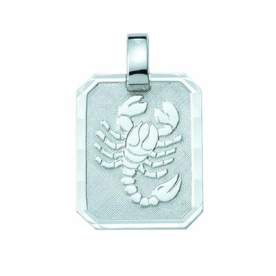 Kettenanhänger ADELIA´S "Damen & Herren 925 Silber Sternzeichen Anhänger Skorpion", silber, Schmuckanhänger, Damen, Damen, Skorpion, Silber 925 (Sterlingsilber), Kettenanhänger, Silberschmuck für Damen & Herren