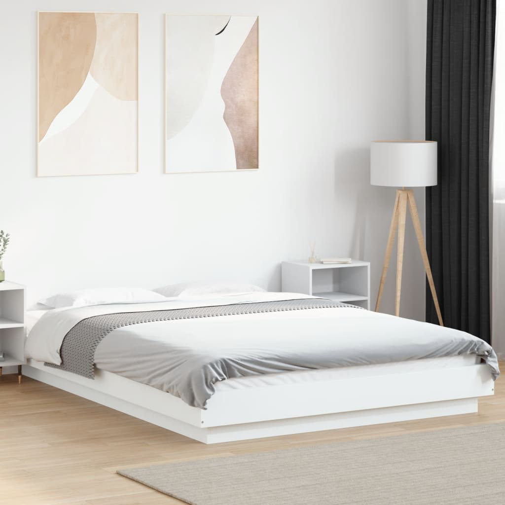 Latitude Run Bormann Bed White Small Double (120 x 190 cm)