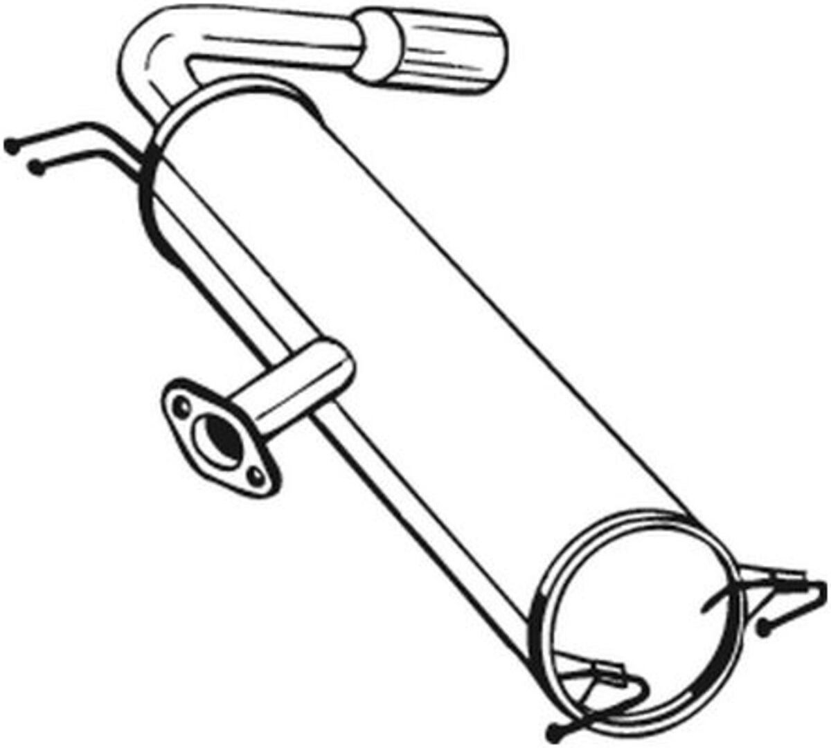 Endschalldämpfer BOSAL 228-467