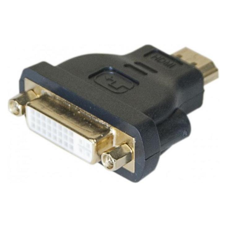 Exertis Connect HDMI/DVI Adapter, HDMI St. A / 24+5pol DVI-I Bu. Adapter zum Anschluss von DVI-Kabeln an Geräte mit (HDMI) (127951)