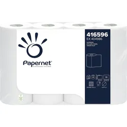 Papernet Küchenrolle 416596 3-lagig 51 Blatt weiß 4 Rollen