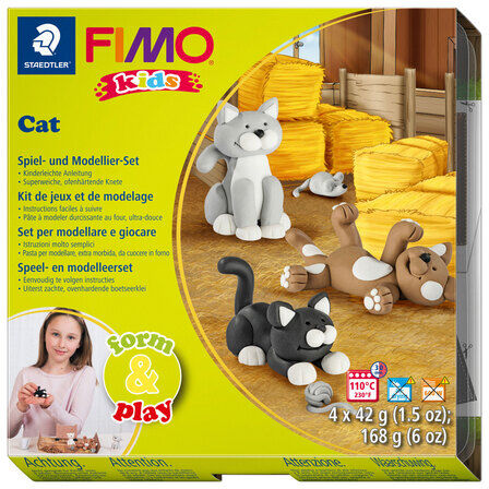 Fimo kids form & play "Katzen"
