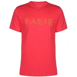 Nike, Herren, Sportshirt, Paris St.-Germain T-Shirt Herren (L), Rot, Gelb