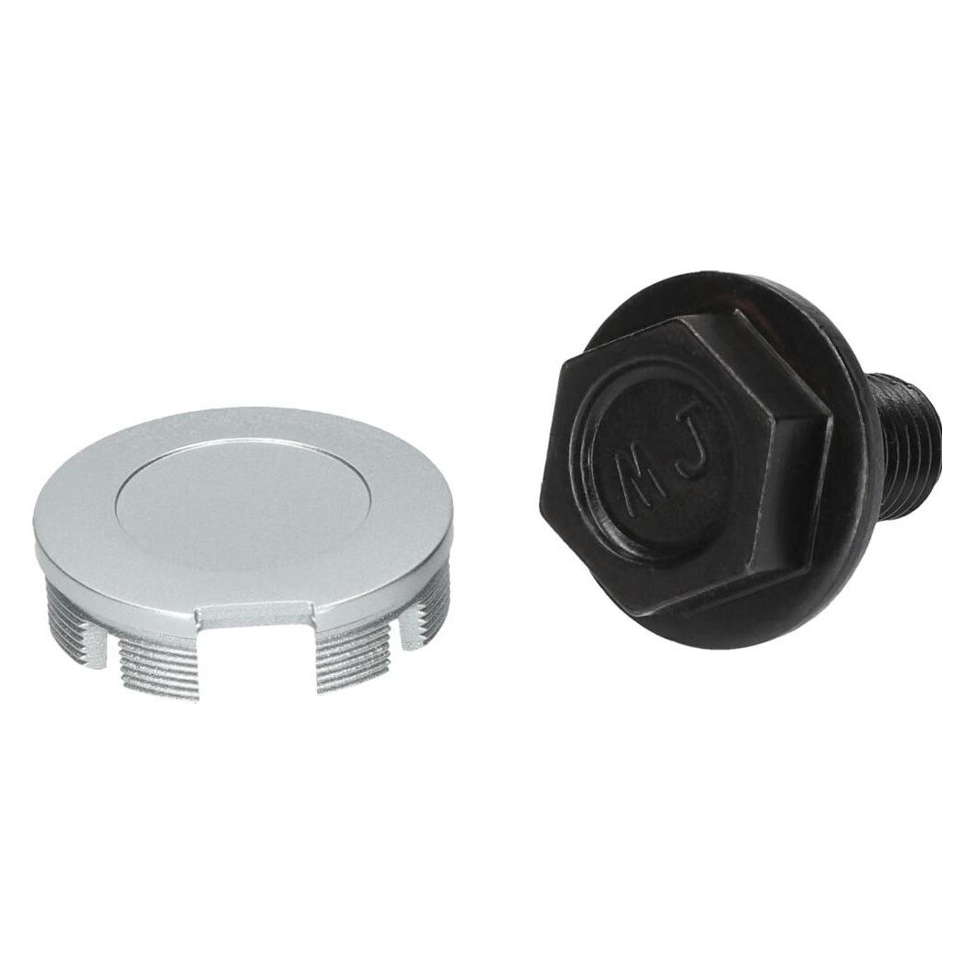 Shimano Kurbelbefestigungsschraube FC-6000 Silber inkl. Abdeckkappe (39189998)