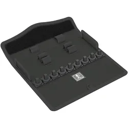 Wera 9473 Werkzeugtasche, Textil Box, leer, für Knarrensätze, robust, Klett