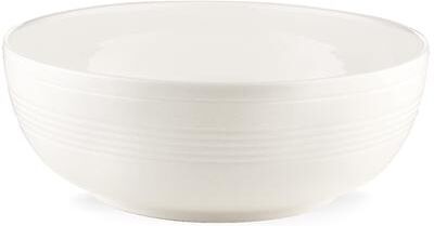 Lenox Tin Can Alley Large Serving Bowl White