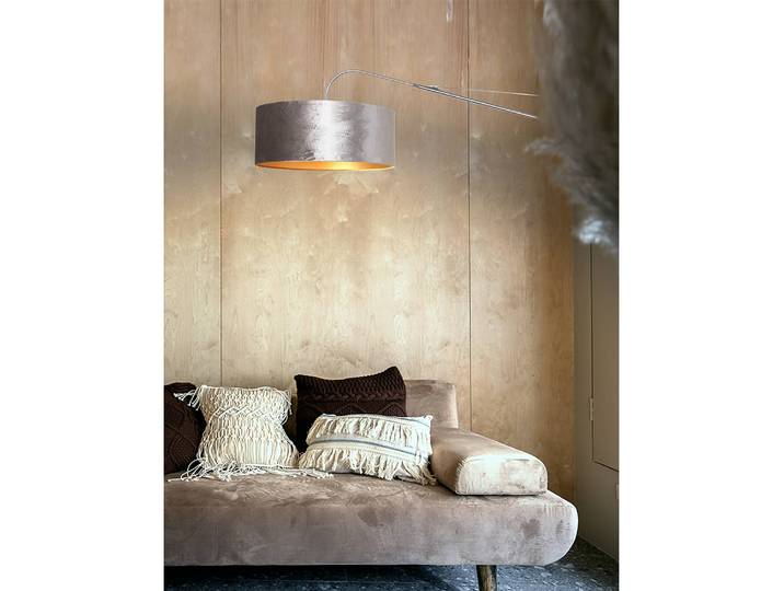 Applique murale Liiri IX 50 x 40 x 145cm Argenté/Argenté Velours E27