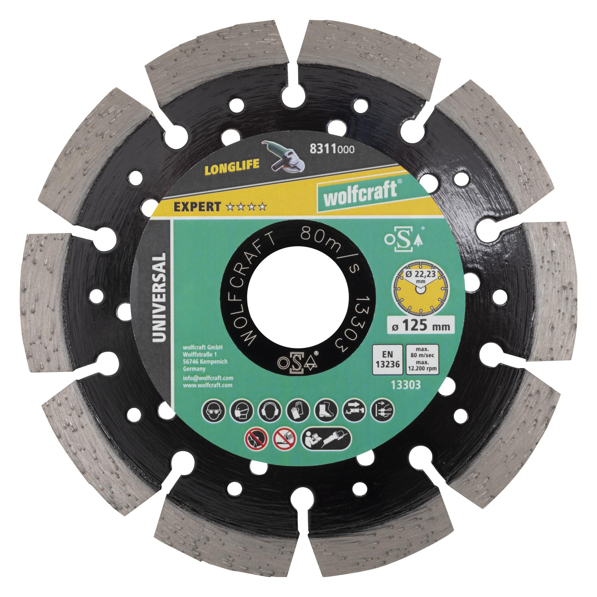 wolfcraft 1 PRO LASER UNIV Diam.Trennscheibe 125mm (8311000)