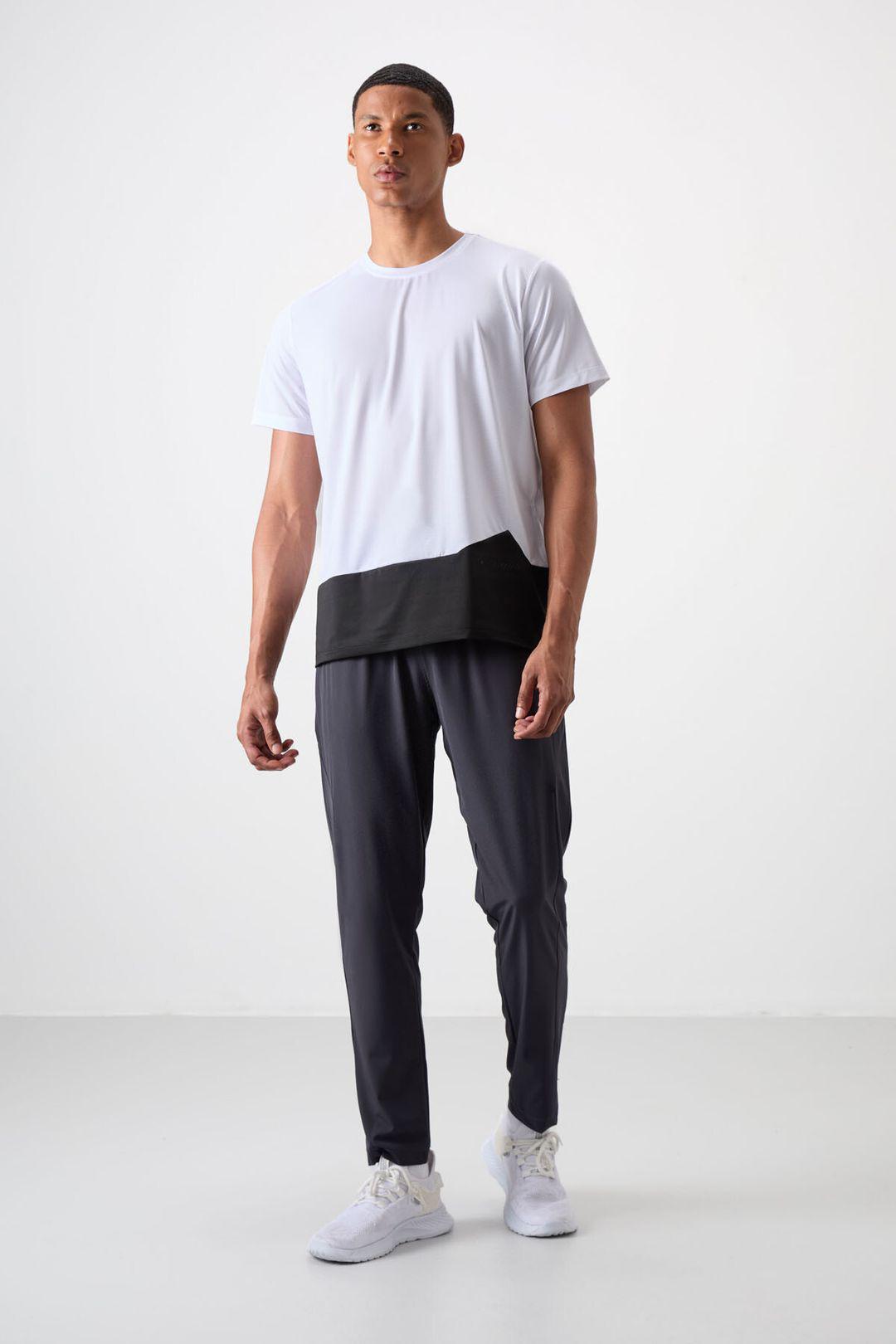 Herren Gerade Schnitt Nahtlose Sweatpants