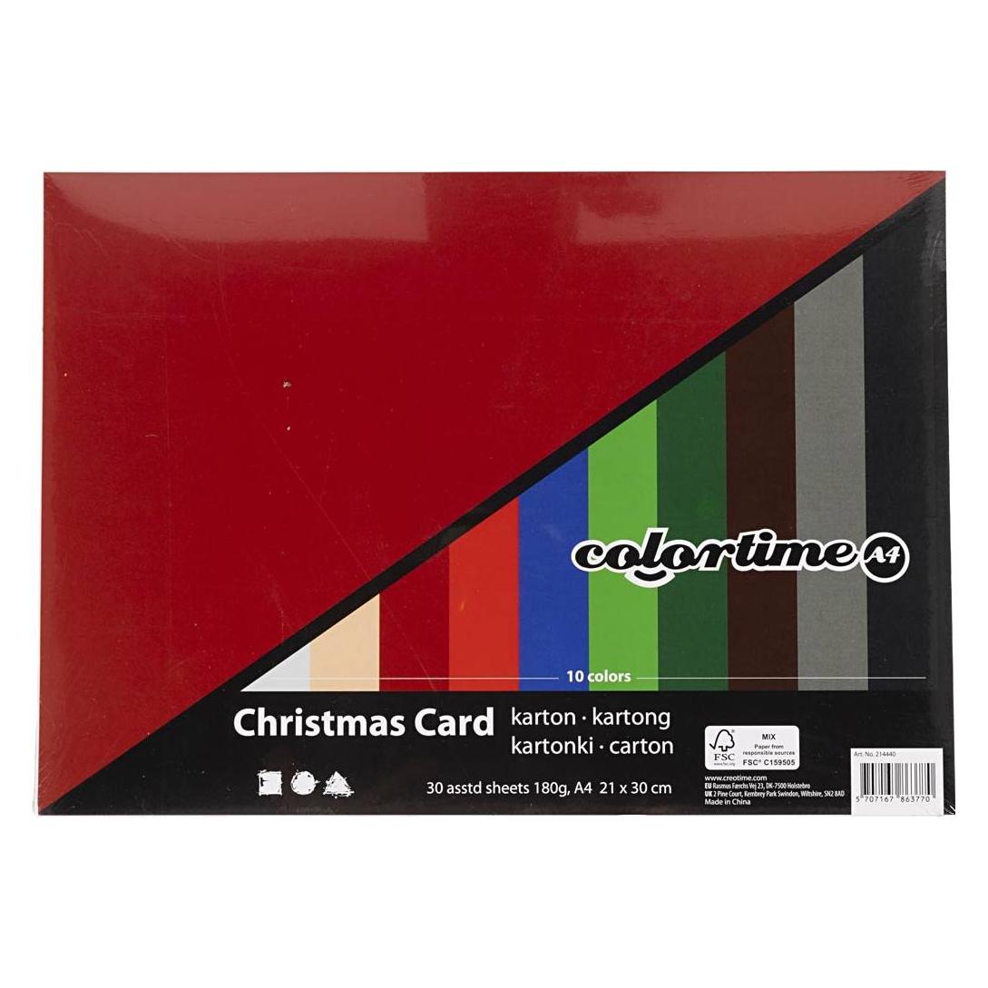 Colortime Christmas Card (180 g/m²) (5707167863770)