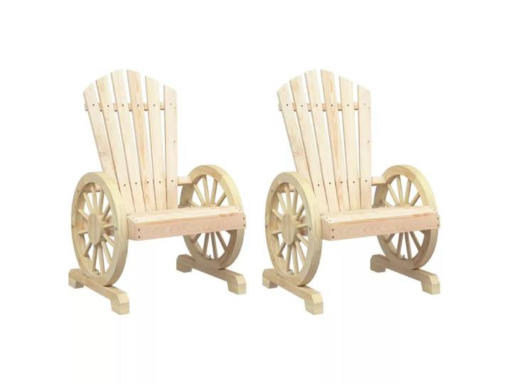 VidaXL - Adirondack gartenstuhl holz, One Size, Braun