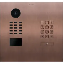 DoorBird D2101KH IP Video Türsprechanlage – Bronze-Optik (PVD)