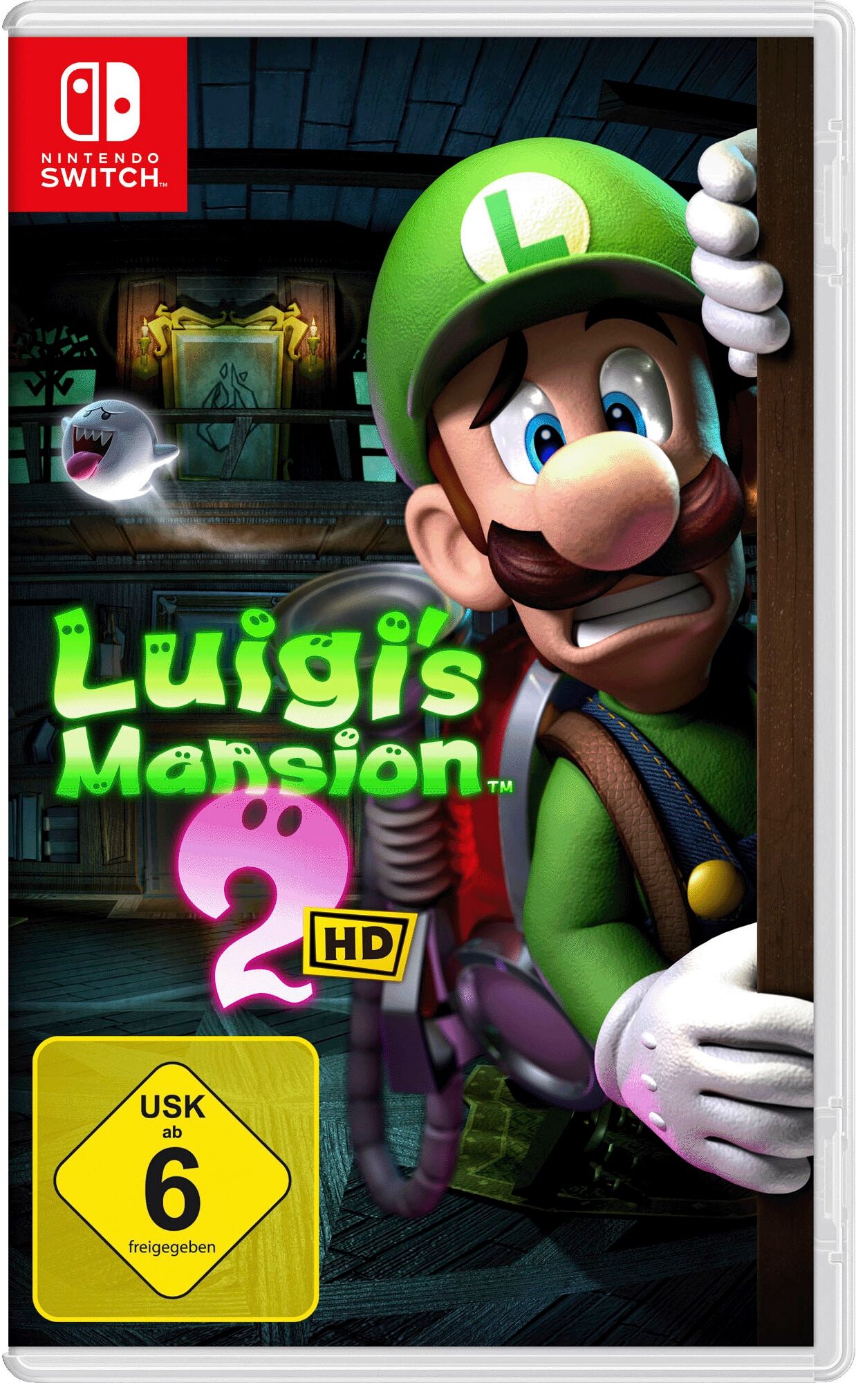 SWITCH Spielesoftware "Luigis Mansion 2 HD", transparent (weiß, neutral), Nintendo Switch, Spielesoftware, Spielesoftware