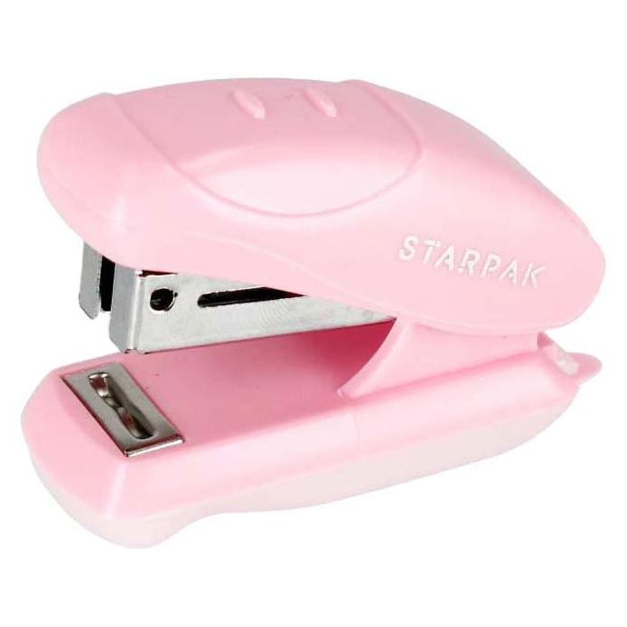 Starpak Mini-Heftgerät STK-300, pastellrosa (20 Blätter) (47358664)