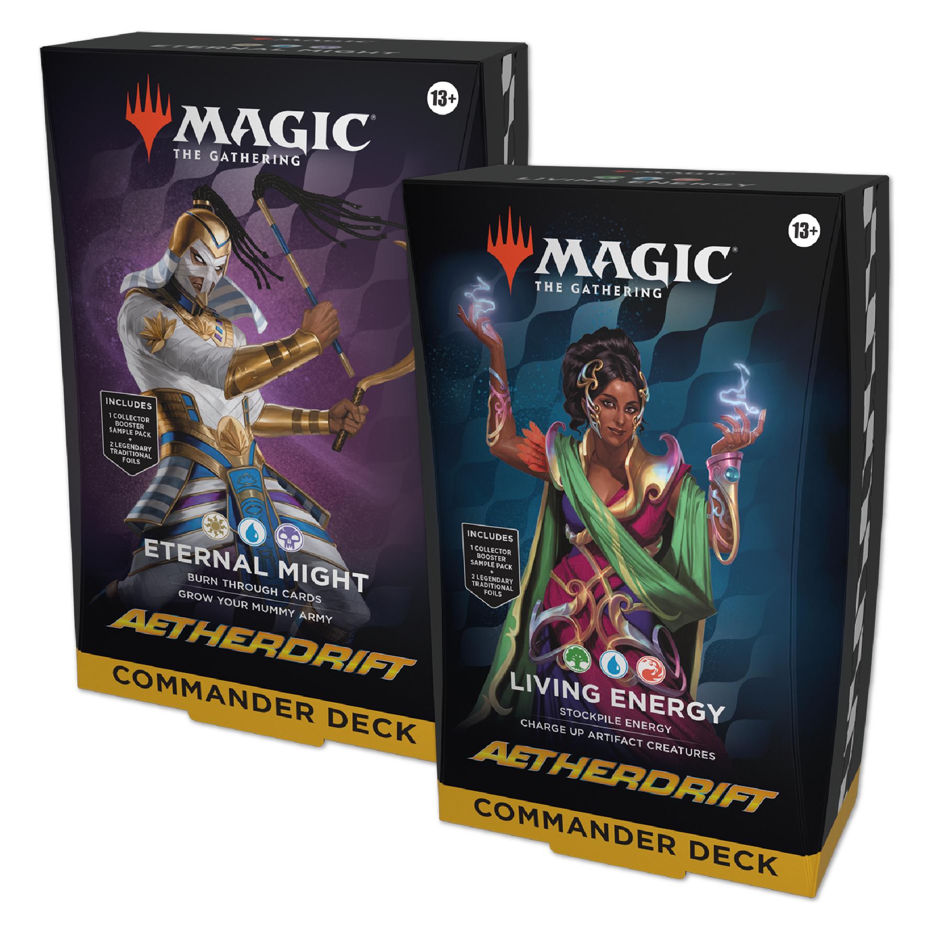 Magic the Gathering Magic: The Gathering - Aetherdrift - Commander Deck (Zufallsmodell) 1 Stück (Englisch, Deck) (195166279145)