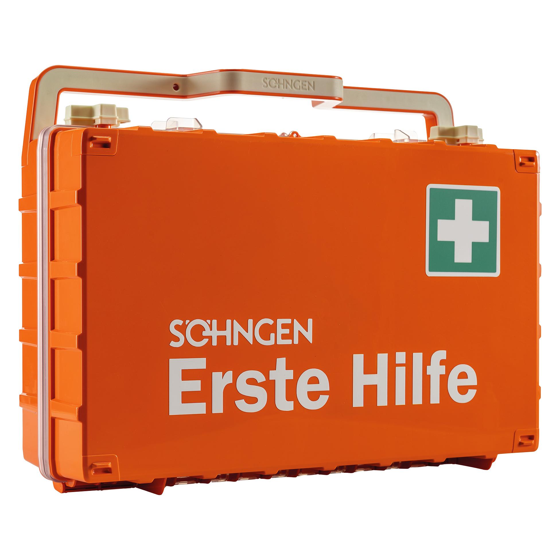 Söhngen Erste-Hilfe-Koffer DYNAMIC-GLOW L Standard DIN 13169 orange (Verbandskasten) (3001400)