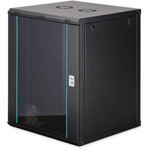 Digitus Netzwerkschrank Dynamic-N Serie, DN-37115, 19 Zoll, Wandgehäuse, 60 kg, 600 x 785 x 600 mm, schwarz, 16 HE