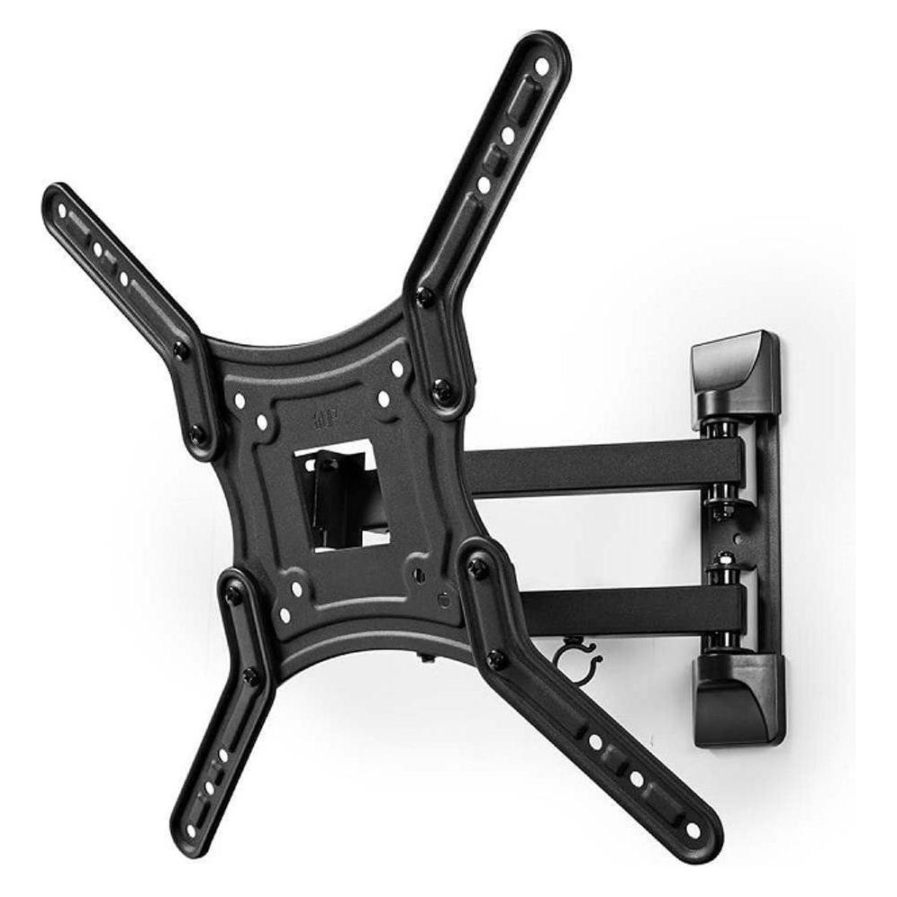 Nedis Vollbewegliche TV-Wandhalterung - 23 - 55" - Max. 30 kg - 3 Drehpunkte - Drehwinkel: 180 ° - (Wand, 30 kg, 23" - 55") (TVWM1530BK)
