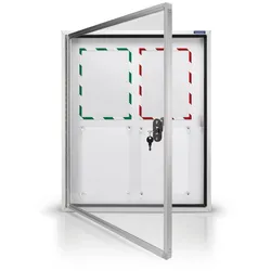 magnetoplan Schaukasten CC Außenbereich mit Sicherheitsglas, magnetisch 4x A4