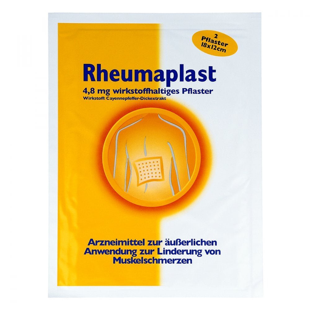 Beiersdorf AG Rheumaplast 4,8mg Wirkstoffhaltiges Pflaster 04010194