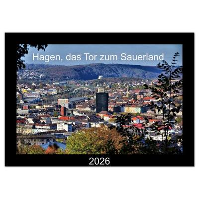 Hagen, das Tor zum Sauerland (Wandkalender 2026 DIN A2 quer), CALVENDO Monatskalender
