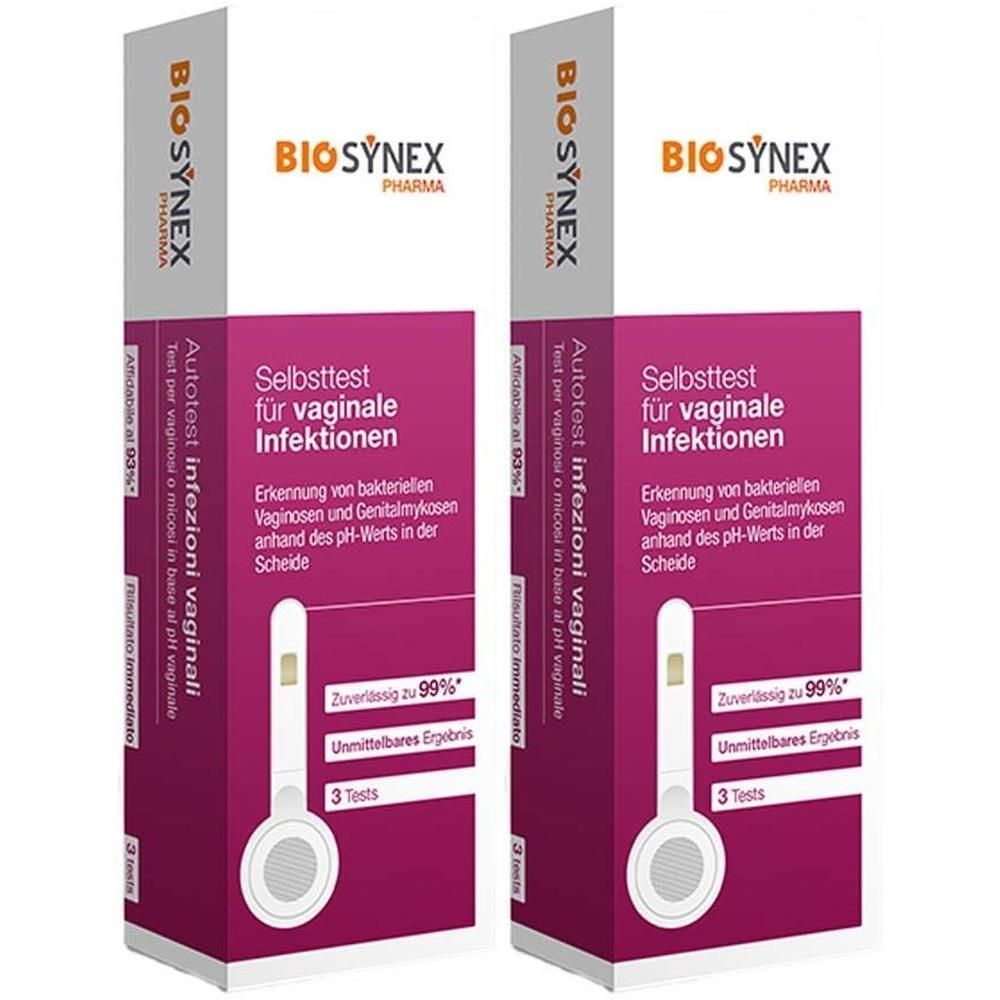 Selbsttest für vaginale Infektionen 2x 2x1x3 St Test