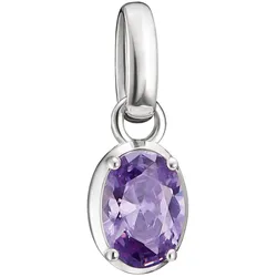 Thomas Sabo CC1330-051-13 Charm-Anhänger Oval Lila Connect Silber