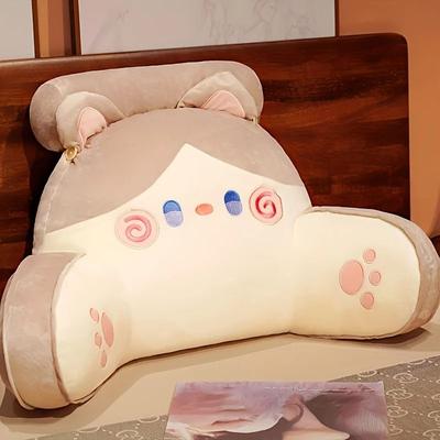 Inspired Finds Large Bed Backrest Pillow Sofa Cushion For Reading And Waist Support pink