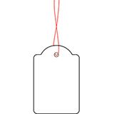 Herma 6918 Hängeetiketten mit rotem Faden 3.2x5 cm (1000 Stück)