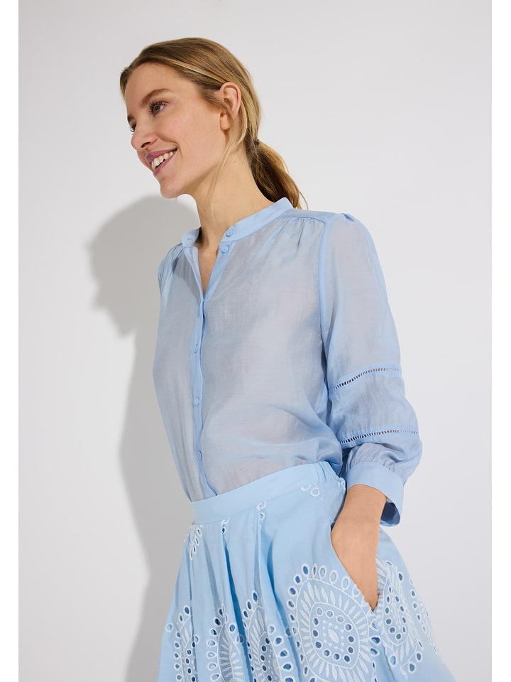 More & More Bluse in Hellblau - 36