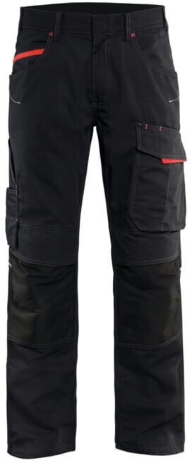 BLAKLÄDER Pantalon de service Service Plus, noir/rouge, taille DE : 24, 091760 24 (149513309956D24)