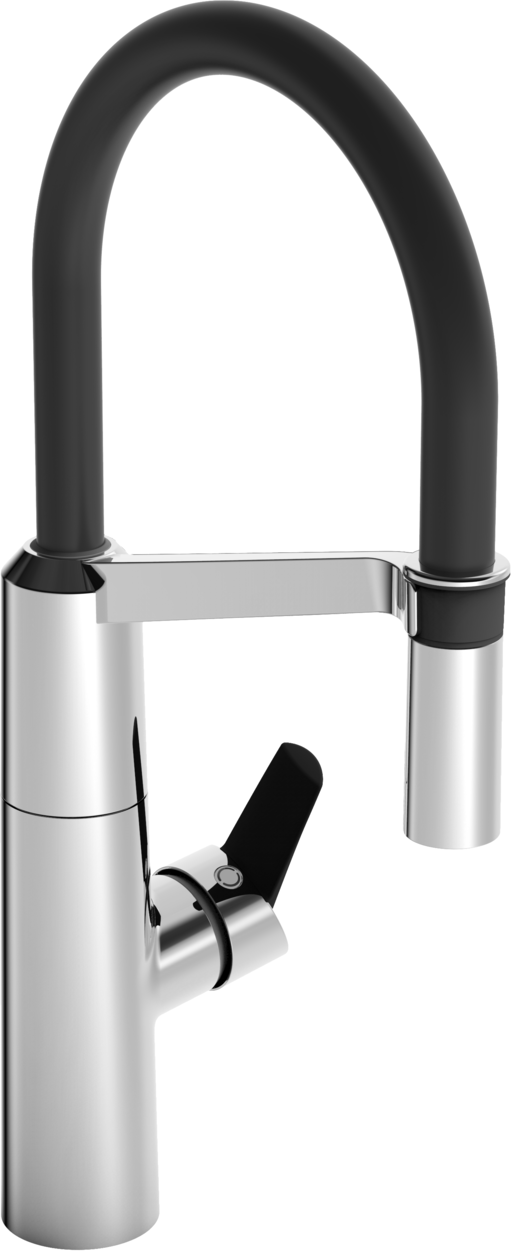 Hansafit robinetterie de cuisine 65282203 douchette extractible, jet 801 , pivotante , saillie 200 mm, chromé