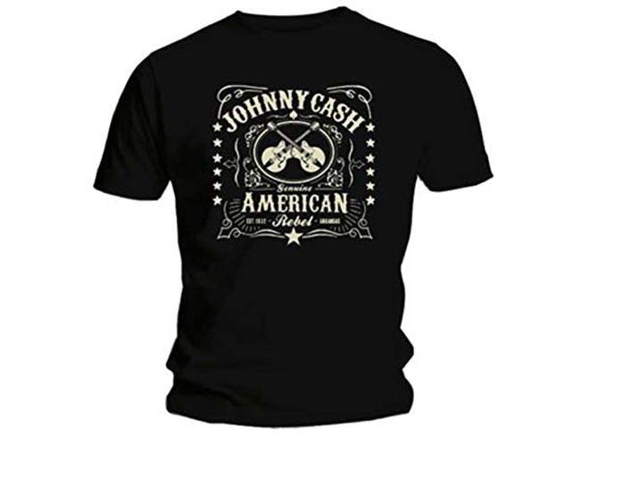 Bravado Heren T-Shirt Johnny Cash American Rebel - - Large