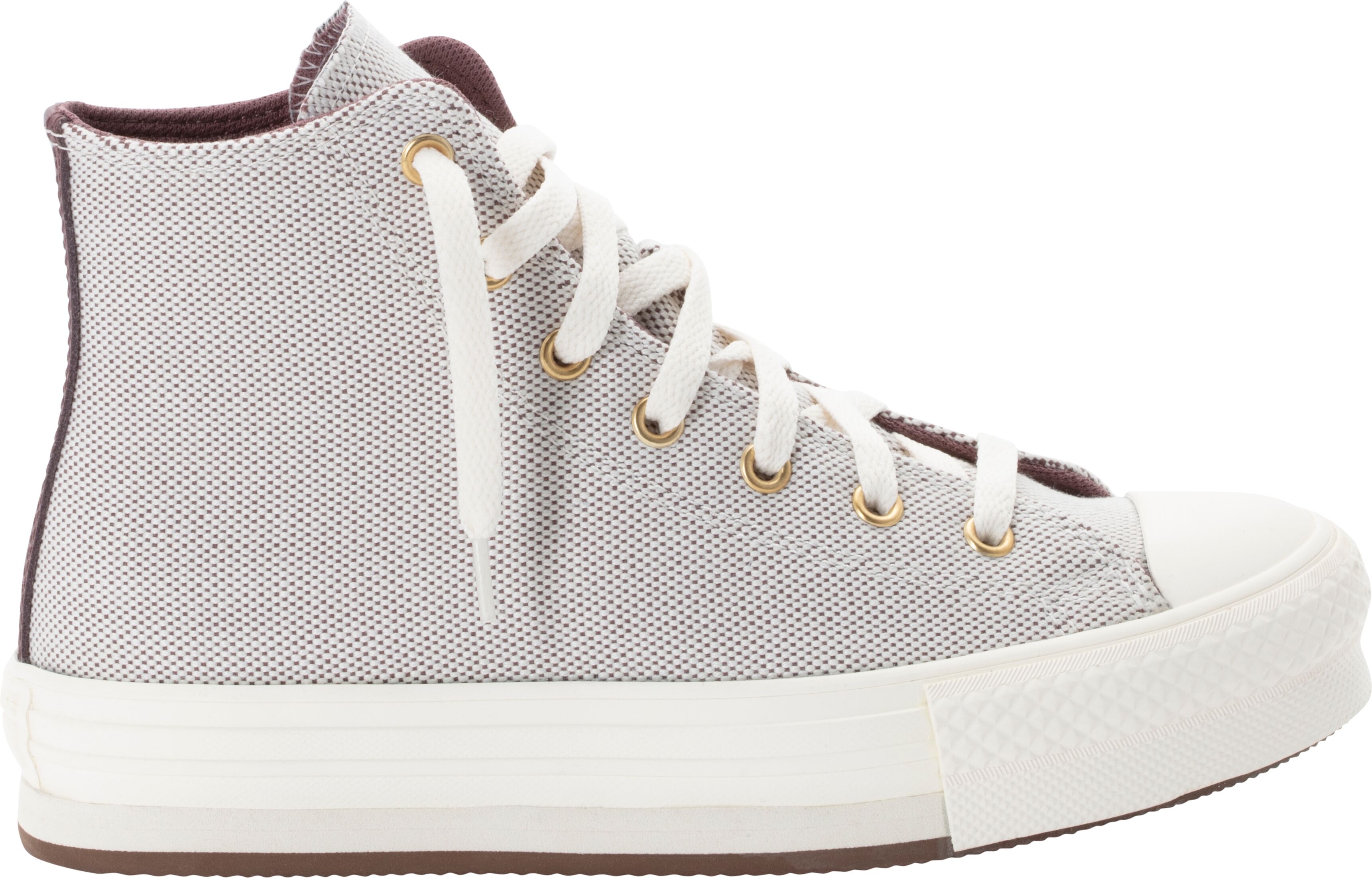 Sneaker CONVERSE "CHUCK TAYLOR ALL STAR EVA LIFT PLATFORM GOLD LUXE", Jungen, Gr. 36, gold (trail mixed, egret, gold), Synthetik, Schuhe Sneaker trail mixed, egret, gold 36
