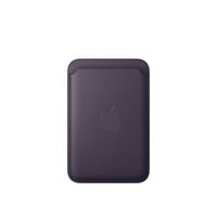 Feingewebe Wallet mit MagSafe, Handyhülle violett, iPhone