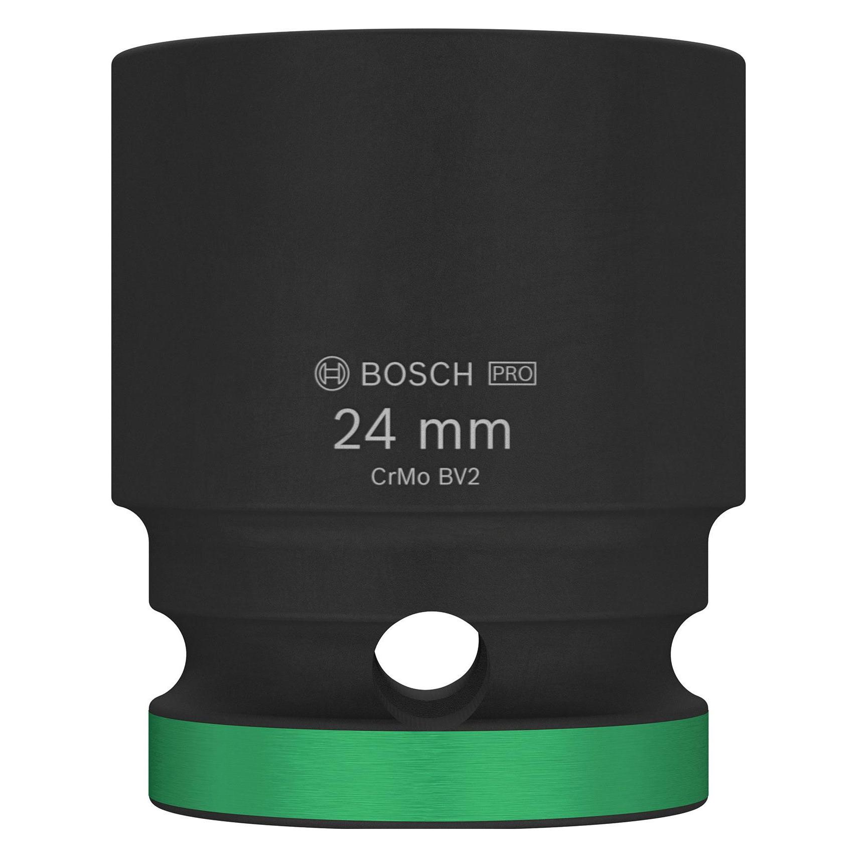 Bosch Professional Zubehör PRO Impact Steckschlüsseleinsatz, 1/2", 24 mm, Standard (24 mm) (2608003054)