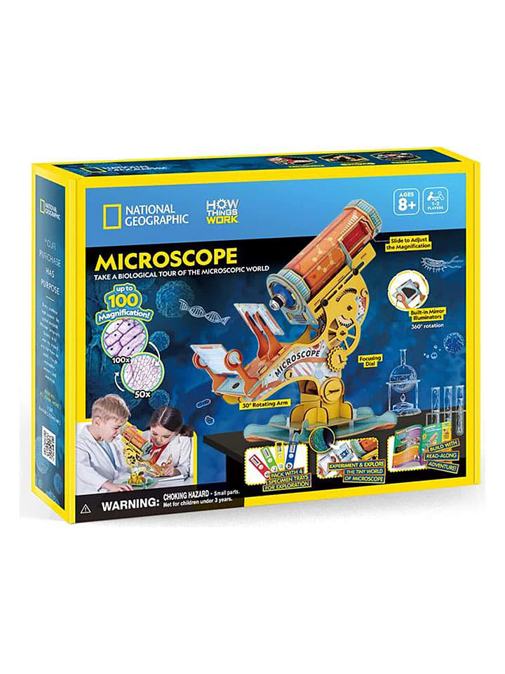 CubicFun Konstruktionsspielzeug "Mikroskop" - ab 8 Jahren - onesize