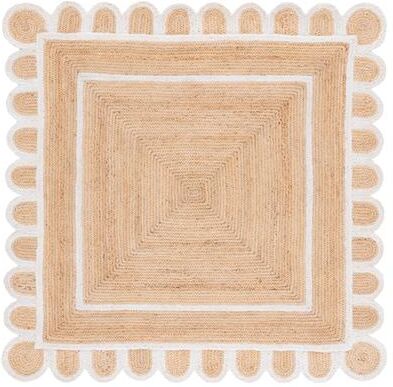 SAFAVIEH Handmade Natural Fiber Calcedonia Border Pattern Jute Rug