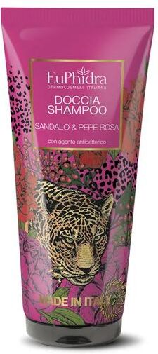 EuPhidra Doccia Shampoo Sandalo E Pepe Rosa Detergente Corpo E Capelli 200ml