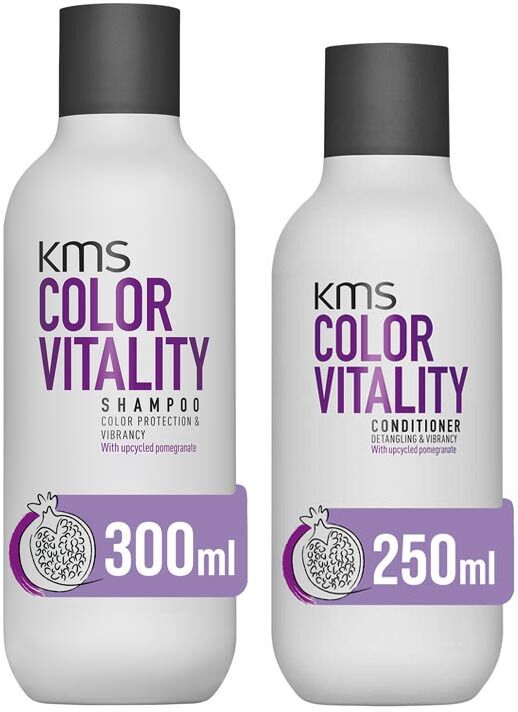 KMS Color Vitality Shampoo 300ml & Conditioner 250ml Duo
