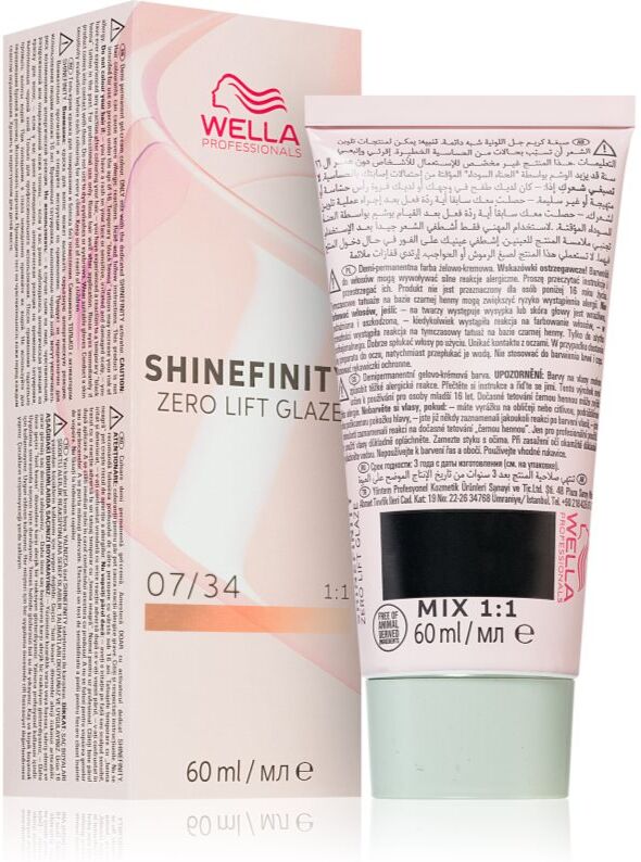 Wella Professionals Shinefinity Zero Lift Glaze Intensivtönung Farbton 07/34 - Paprika Spice 60 ml