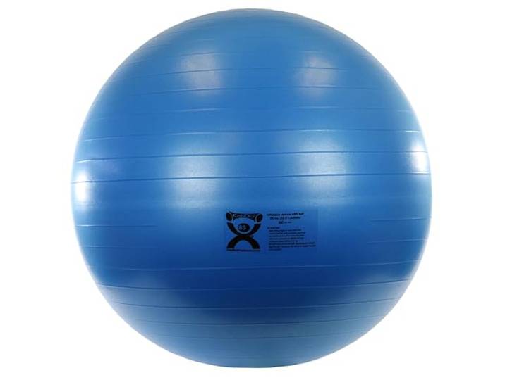 CanDo Gymnastikball - Deluxe Anti-Burst Trainingsball - Sitzball, Durchmesser 85 cm, blau