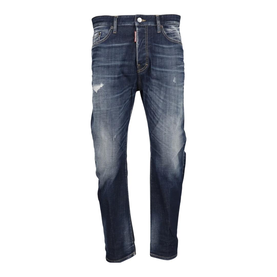 Dsquared2 Donker Marineblauw Desert Wash Bro Jeans