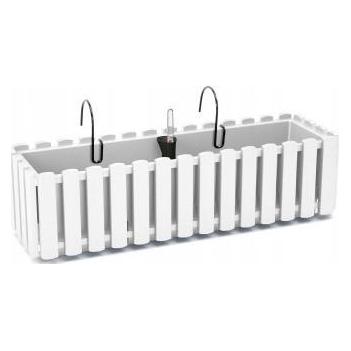 Prosperplast Balkonkasten mit Haken Boardee Fencycase DDEF600W weiss (60 x 58 x 16 cm) (PPL288680/ALL)