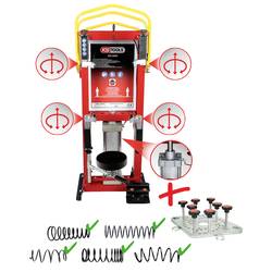 Druckluft-Stand-Federspanner inkl. Adapterplatte KS Tools 500.8805
