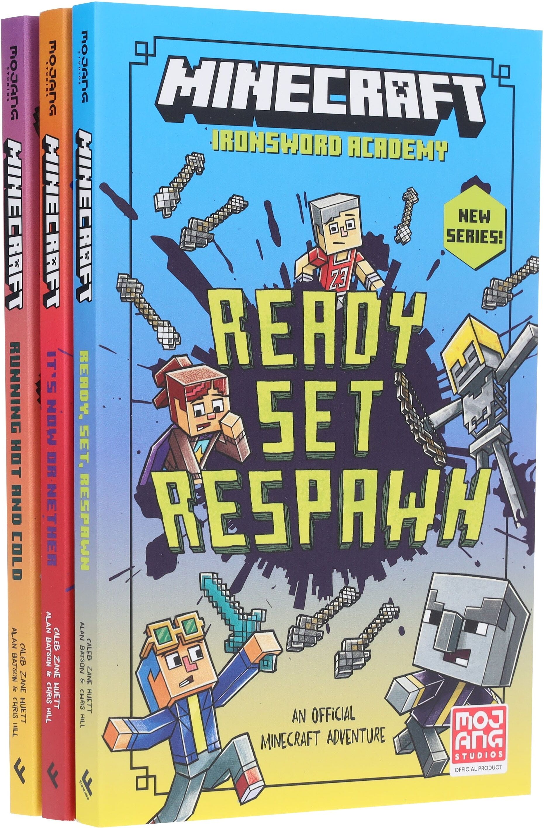 Minecraft Ironsword Academy Series by Mojang AB 3 Books Collection Set - Ages 6-9 - Paperback HarperCollins Publishers