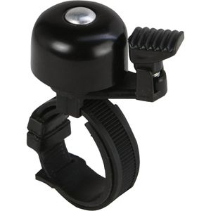 Fischer-MTS Fahrradklingel 85810 Oversize, schwarz, Glocke, Mini, Stahl