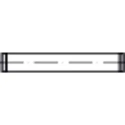 Zylinderstift, ungehärtet ISO 2338 Edelstahl A4 blank ø12 m6 x 60mm