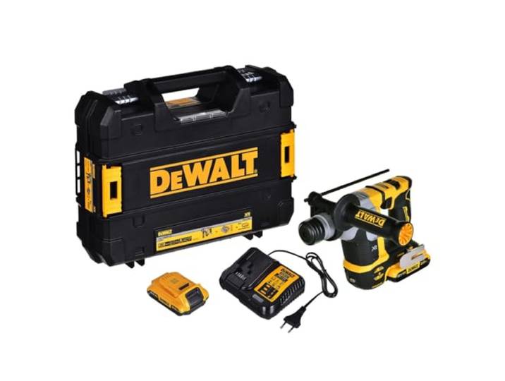 Perforateur SDS-Plus 18V XR (2x2\,0 Ah) dans T-STAK - DEWALT DCH172D2-QW