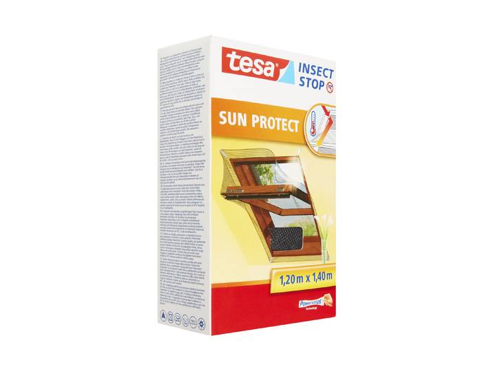 Tesa Fliegengitter Dachfenster Anthrazit 120 × 140 cm